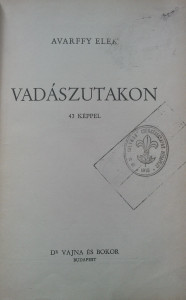 vadászutakon vadászkönyv