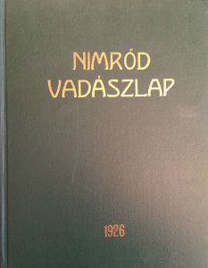 nimród vadászlap 1926