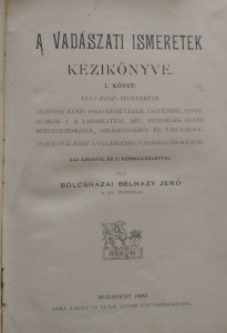 belházy vadászkönyv