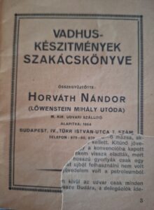 Vadhuskészítmények Szakácskönyve