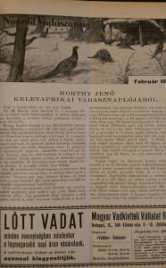 nimród 1937 újság