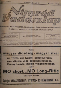 nimród 1941 újság