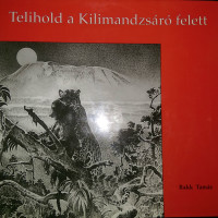 telihold a kilimandzsáró felett