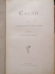 Bársony István - Csend