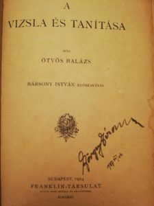 Ötvös Balázs - A vizsla és tanítása