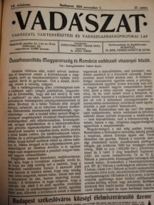 gyöngyöshalászi vadászat 1924