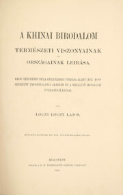 Lóczy Lajos - A khinai birodalom