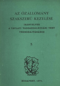 Az őzállomány szakszerű kezelése