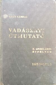 Vadászati útmutató X. Évfolyam 1933-1934