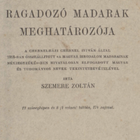 Szemere Zoltán A Magyarországon előforduló ragadozó madarak meghatározója