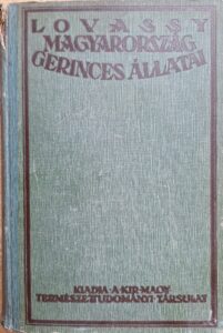 Lovassy Sándor - Magyarország gerinces állatai 1927