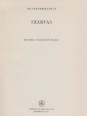 Szederjei Ákos szarvas