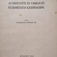 Gróf Csekonics Endre - Néhány szó a Magyar vadászati kultúra