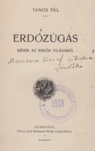 TANOS Pál Erdőzúgás 1905