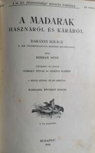 Herman Otto madarak hasznarol