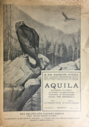 Aquila - A Magyar Kir. Madártani Intézet Folyóirata