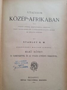 Utazásom Közép-Afrikában stanley